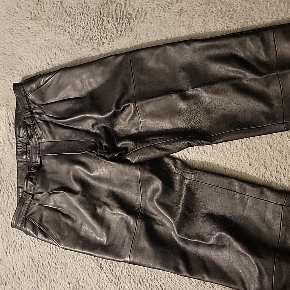 Leather trousers